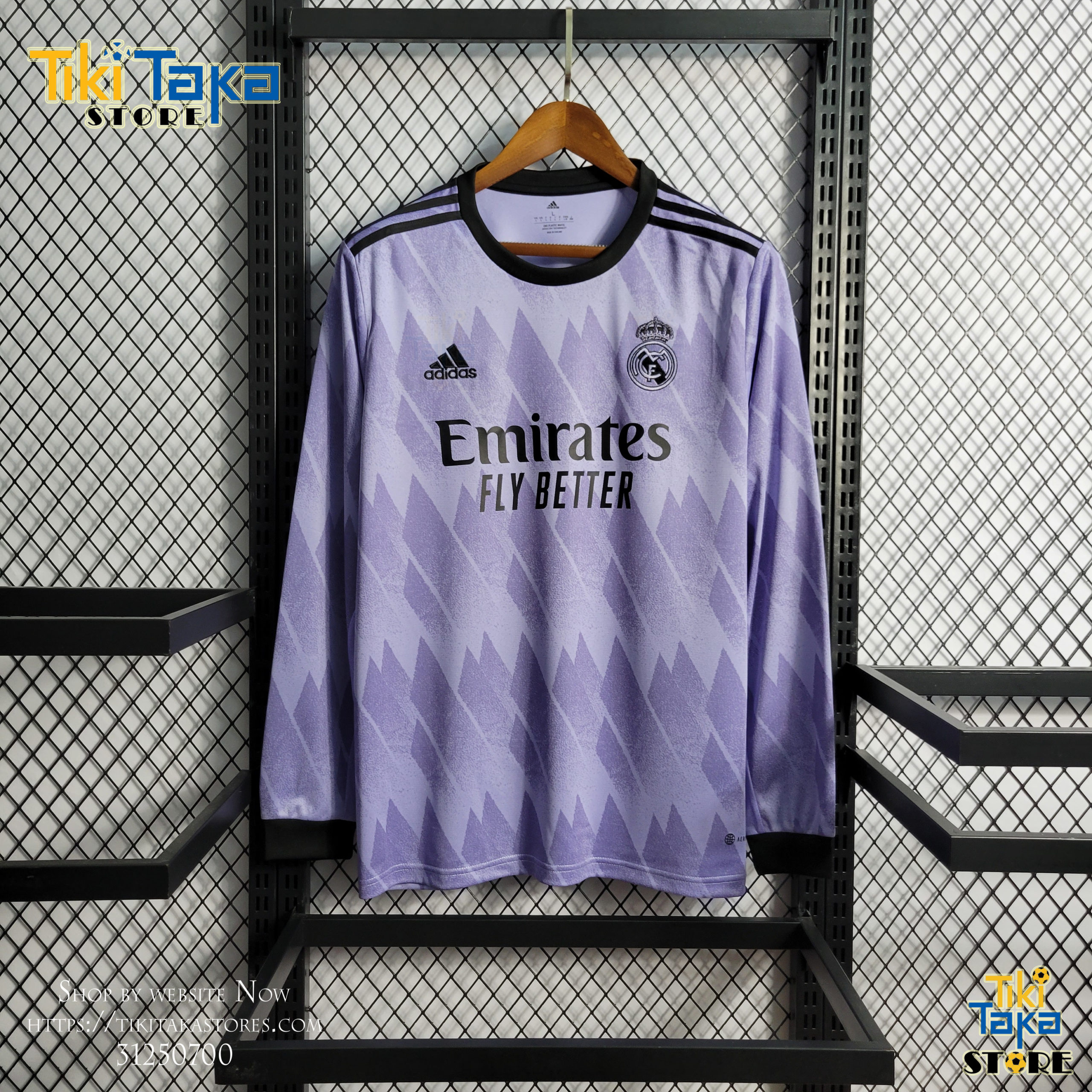 Adidas Real Madrid Home Shirt 2022-2023 Long Sleeve